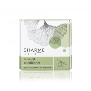 Натуральный твердый кондиционер Sharme Hair Olive Oil (оливковое масло) 3